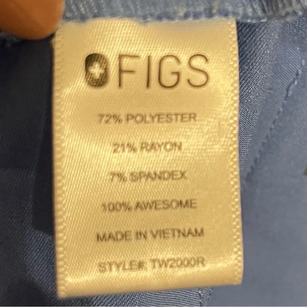Figs Limited Edition Scrubs Yola Cargo Pants Men’s Size XL Blue TW2000R
